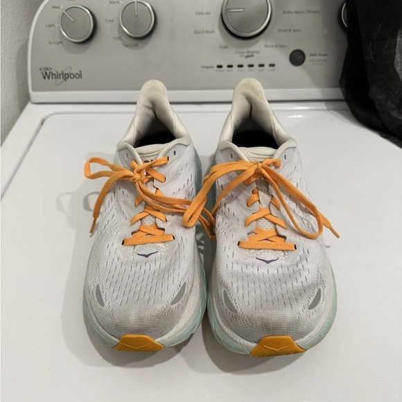 Hoka One Clifton 8 Blanc de Blanc size 7 Wide - Picture 2 of 4